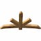 Ekena Millwork Alberta Rough Sawn Timber Gable Bracket, Western Red Cedar, 72"W x 39"H x 4"D x 6"F, 13/12 Pitch GBW072X39X0406ALB00RWR - alternate 2